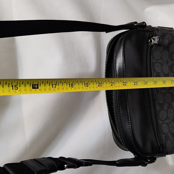 Coach Houston Flight Canvas Coated Crossbody Messenger bag (mens) - Picture 14 of 15